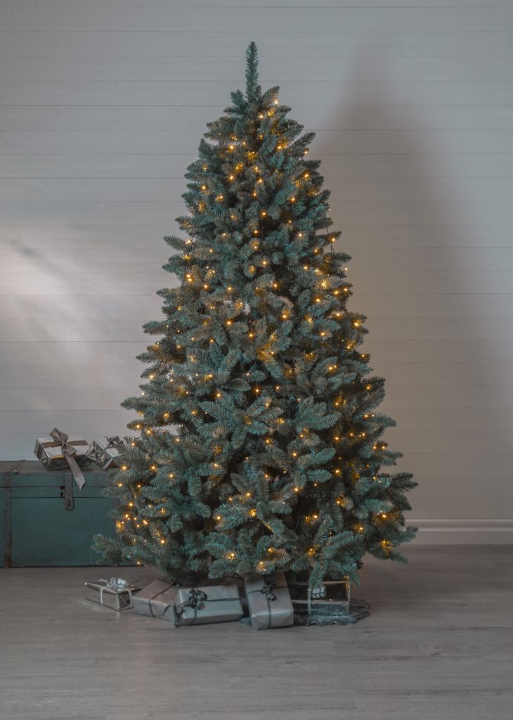 Julgransslinga Golden Warm White 200cm, 360 LED med ring