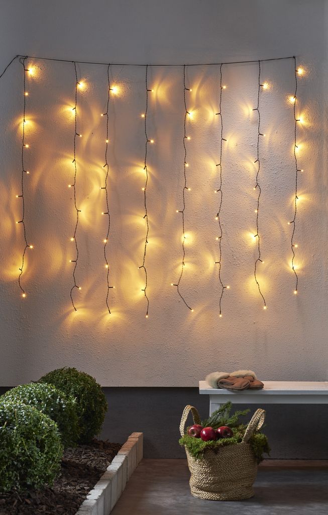 Lysgardin Golden Warm White - 1,3 x 1,3m, 80 LED