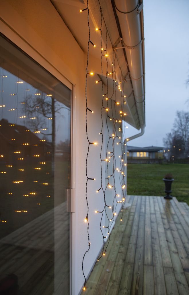 Lysgardin Golden Warm White - 1,3 x 1,3m, 80 LED