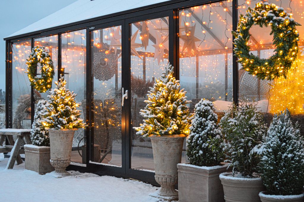 Lysgardin Golden Warm White - 1,3 x 2,0 m, 120 LED'er