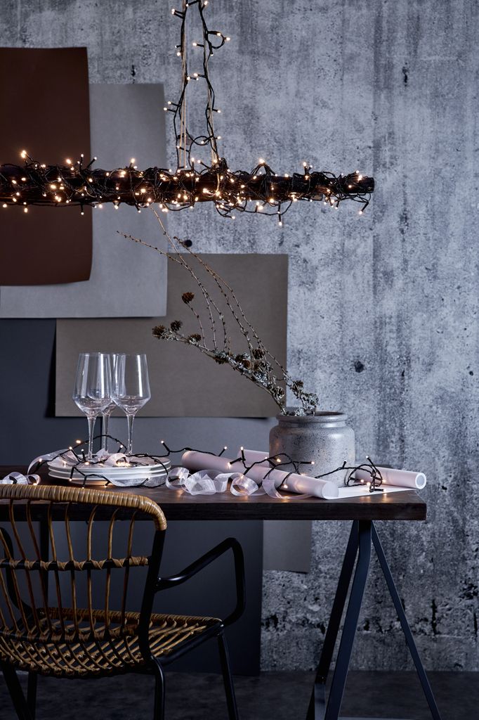 Lyskæde Crispy Ice White - 40 LED, 2,8 meter / Udendørs