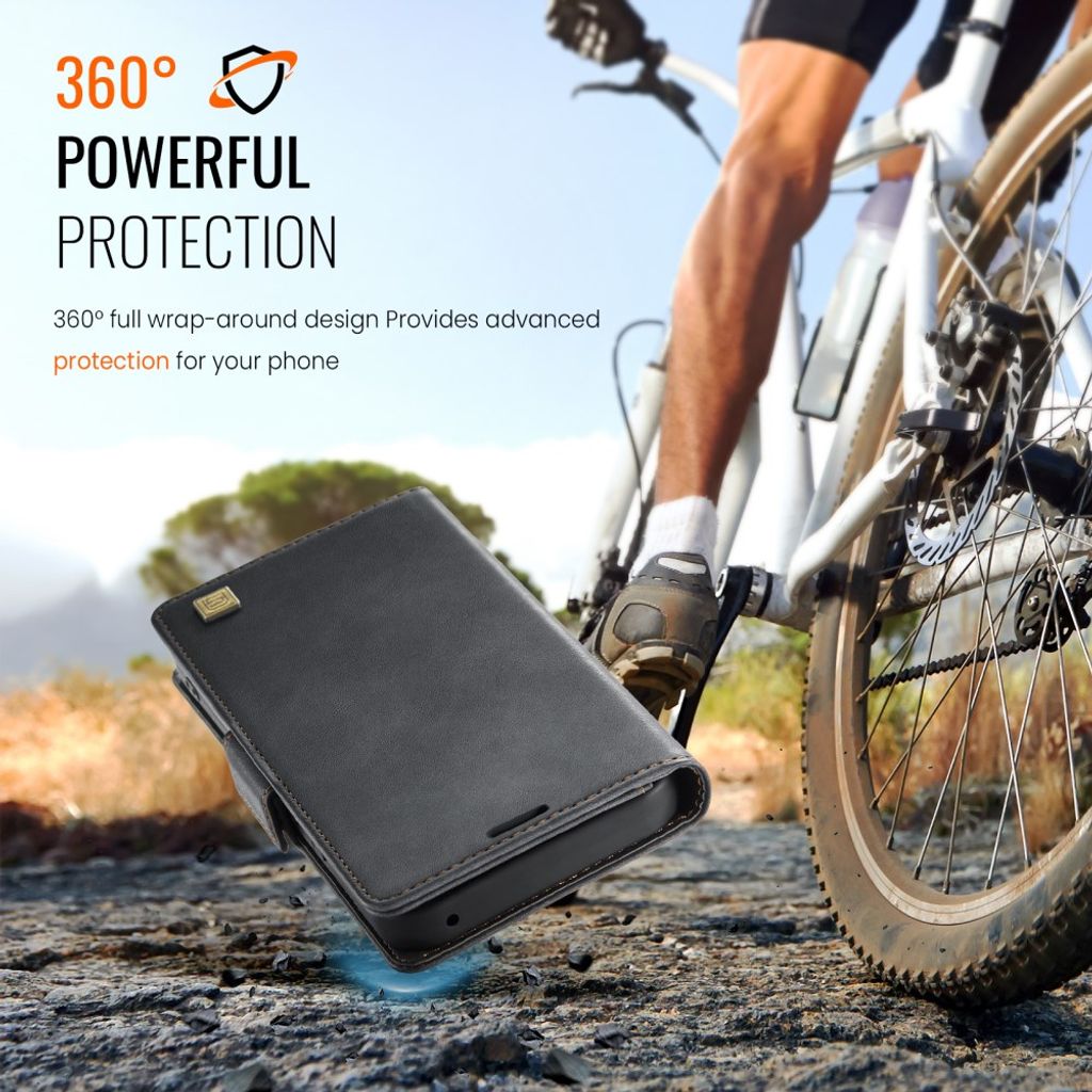 AUTSPACEA11 Google Pixel 11 Pro XL Plånboksfodral med RFID-blockering - Svart