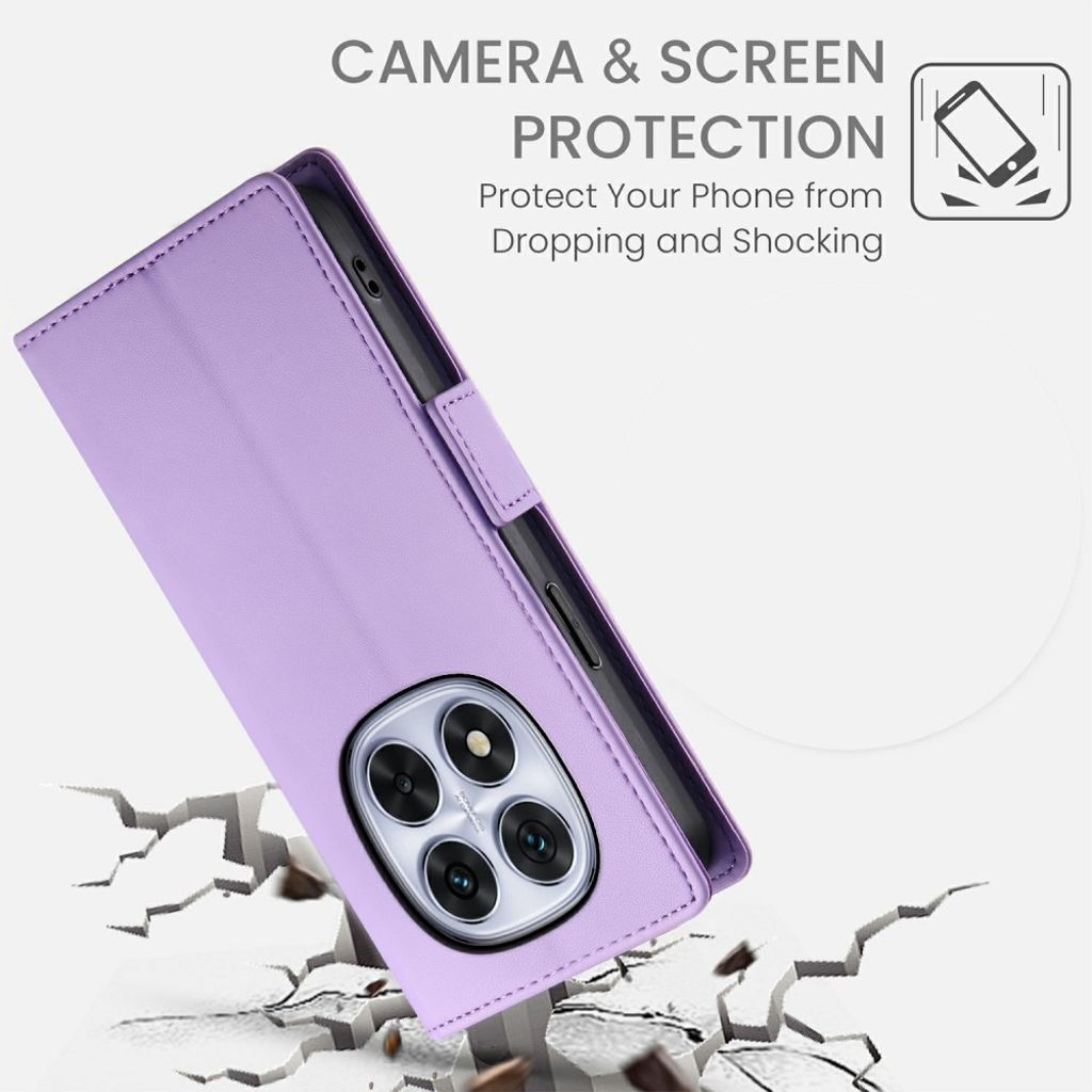 Xiaomi Redmi Note 15 ProPlus 5G Wallet cover - Purple