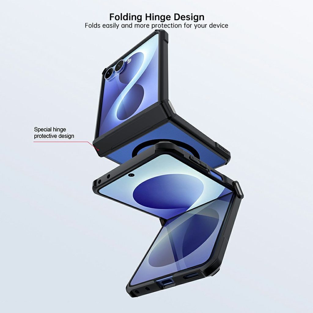 Samsung Galaxy Z Flip8 MagSafe Kuori - Musta