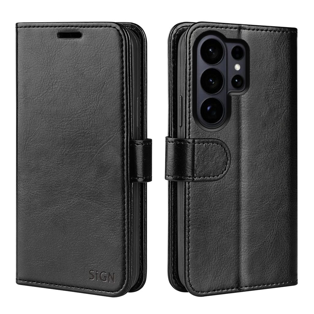SiGN Lompakkokotelo Samsung Galaxy S26 Ultra - Musta