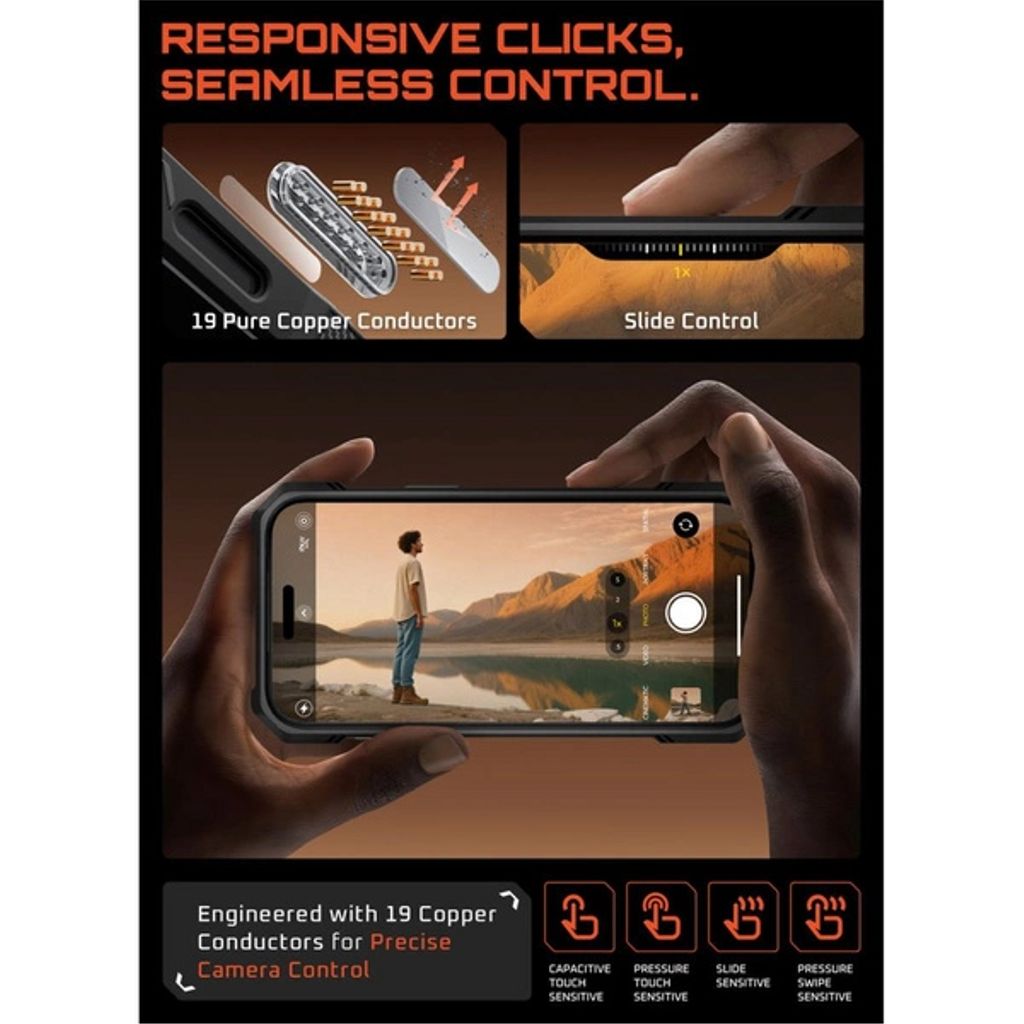 Supcase UB Grip MagSafe Skal till iPhone 17 Pro Max - Svart