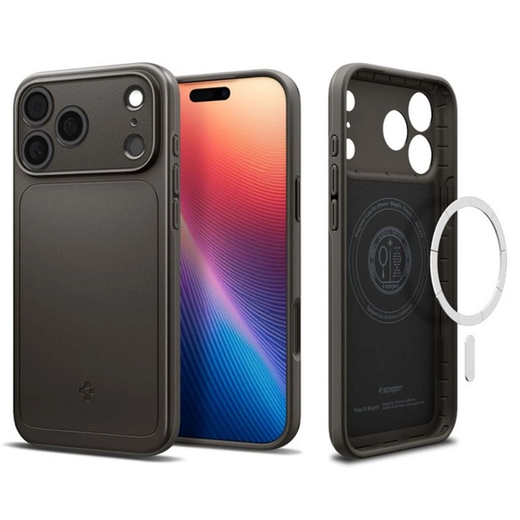 Spigen Thin Fit MagSafe Case for iPhone 17 Pro - Gray