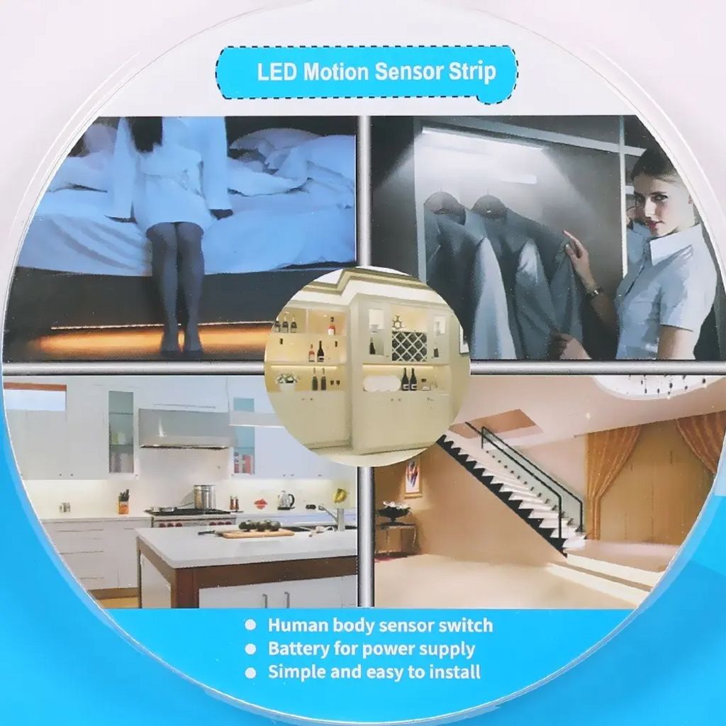 SiGN LED-slinga för Skåp & Garderob med Rörelsesensor 3m - Varmvit