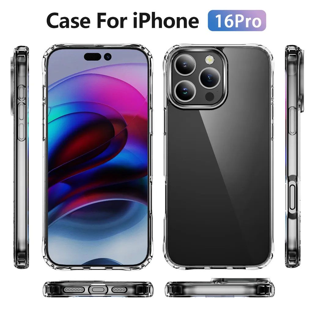 SiGN Ultra Slim Cover til iPhone 16 Pro - Gennemsigtig