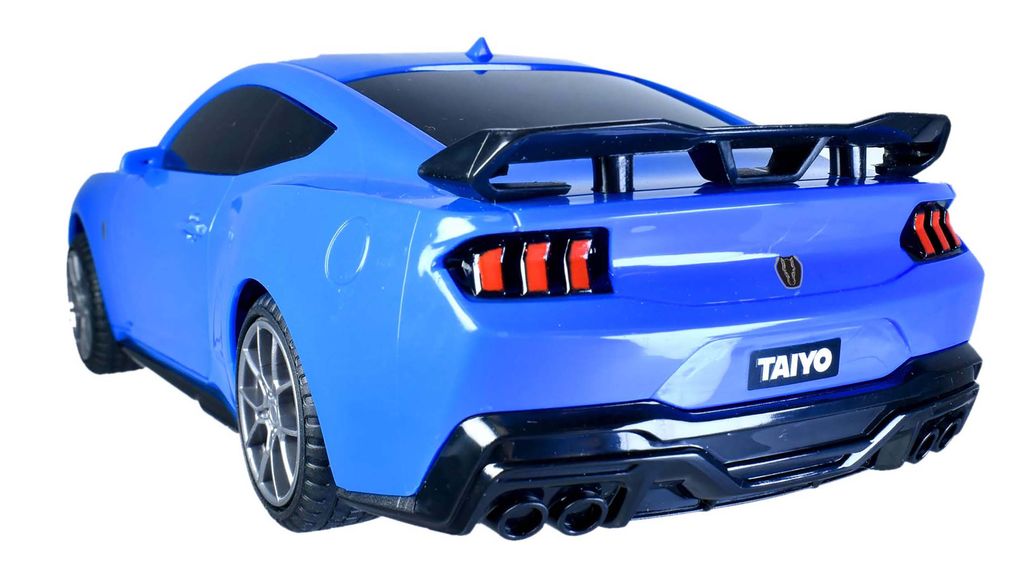 Taiyo Radio-ohjattava auto Ford Mustang GTD Dark Horse 1:18 – sininen