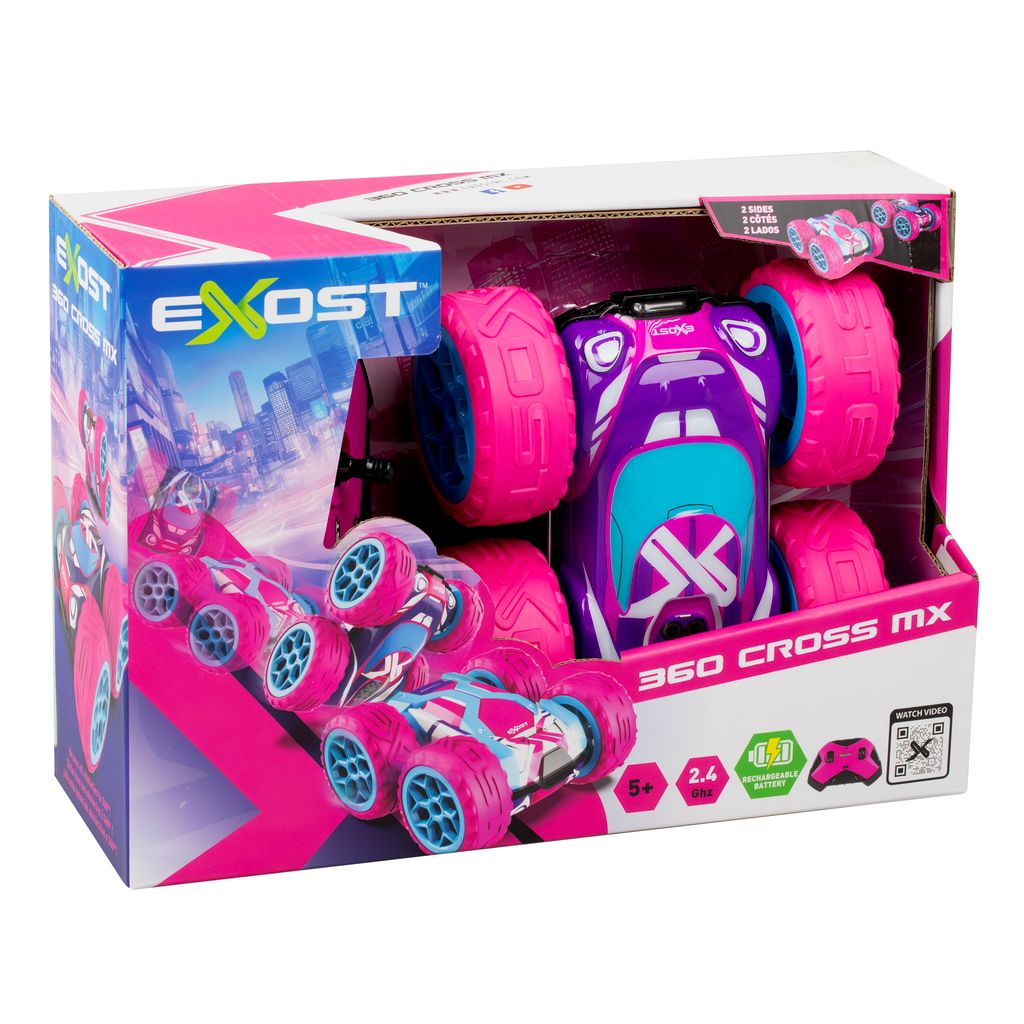 Silverlit 360 Cross MX radio-ohjattava auto – pinkki/violetti
