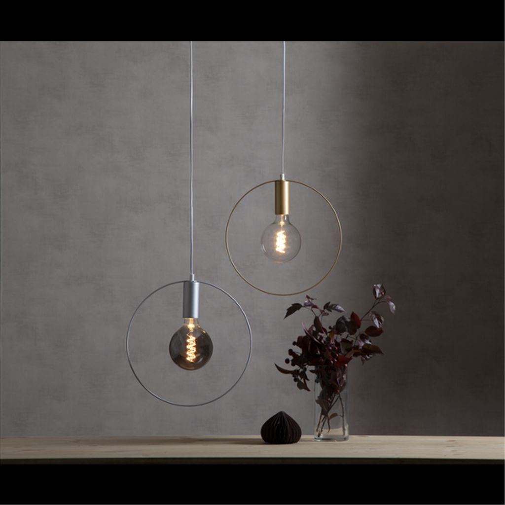 LED-lampa E27 G125 Decoled Spiral Smoke