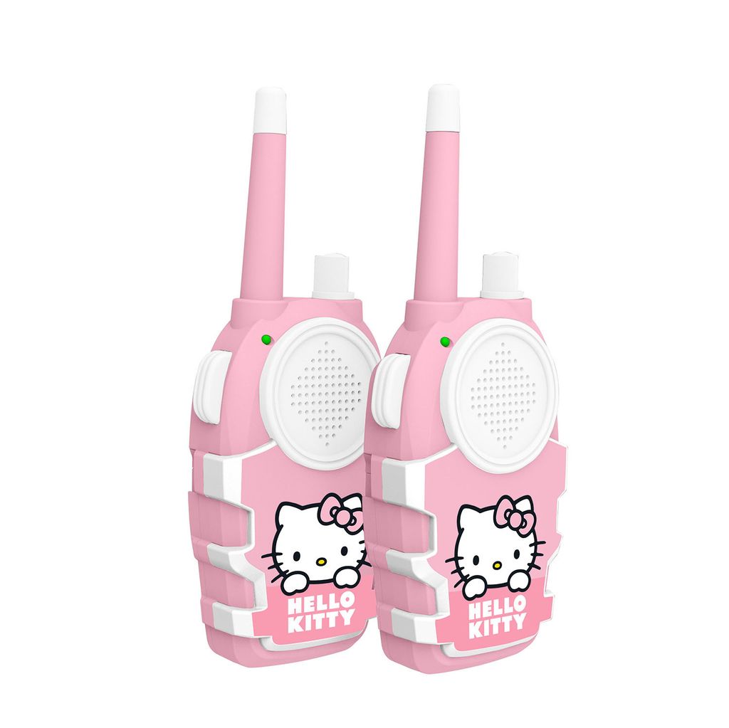 Hello Kitty radiopuhelin 150 metrin kantama - pinkki/valkoinen