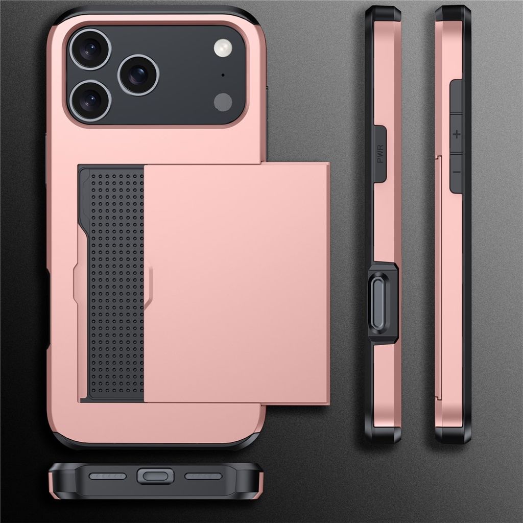 IPhone 17 Pro Skal Med Kortfack Svart Teknikdelar se