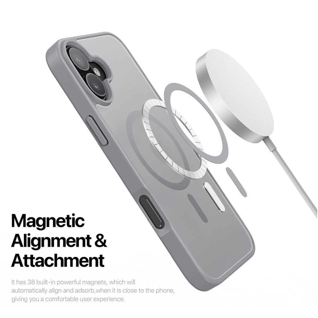 DUX DUCIS iPhone 17 Case with MagSafe - Gray