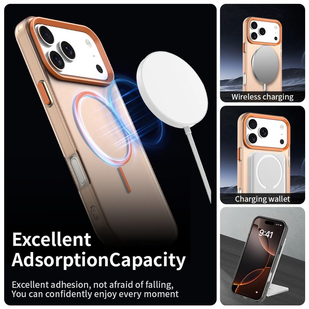 iPhone 18 Pro/17 Pro MagSafe Deksel - Oransje