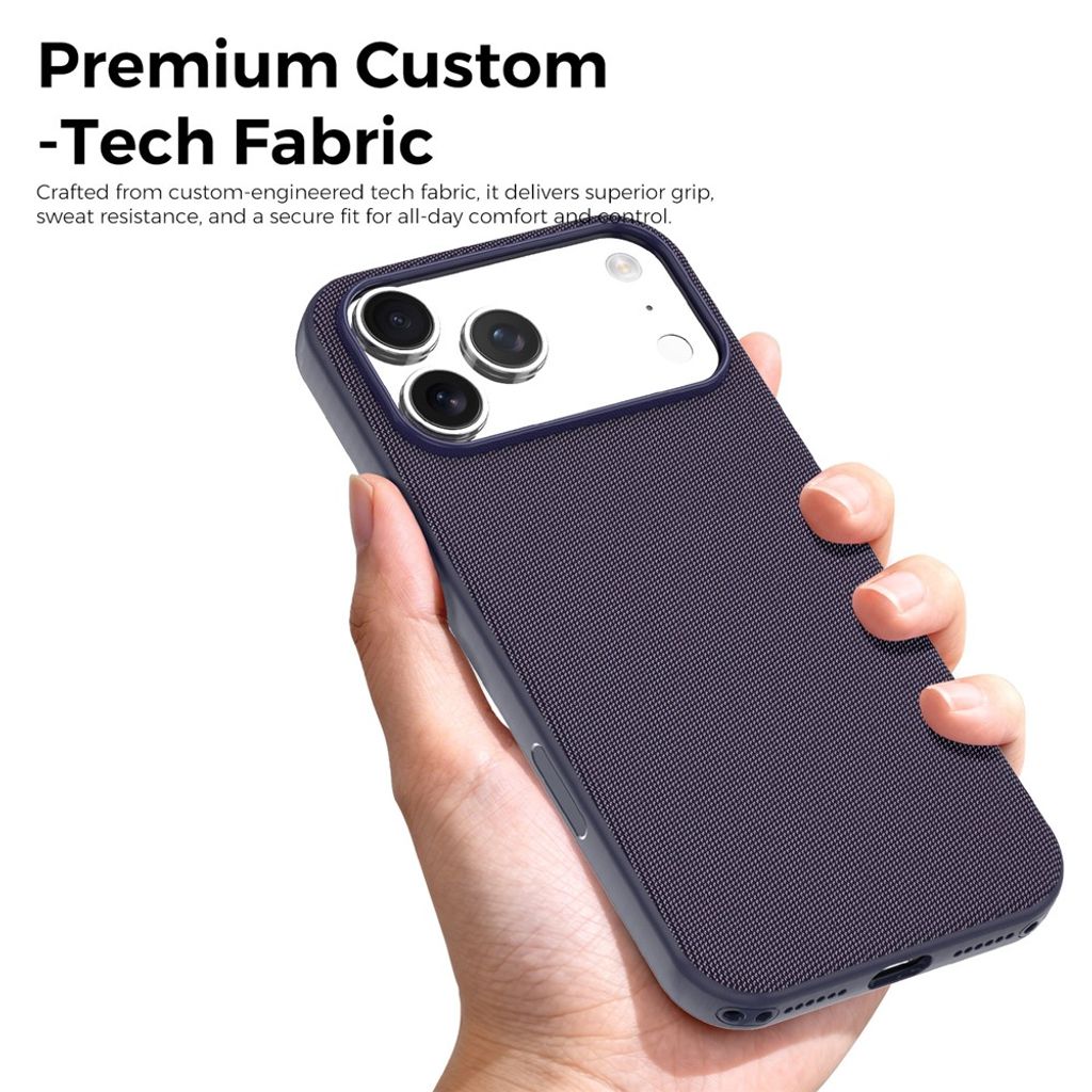 iPhone 18 Pro MagSafe Cover med Tech Fabric - Lilla