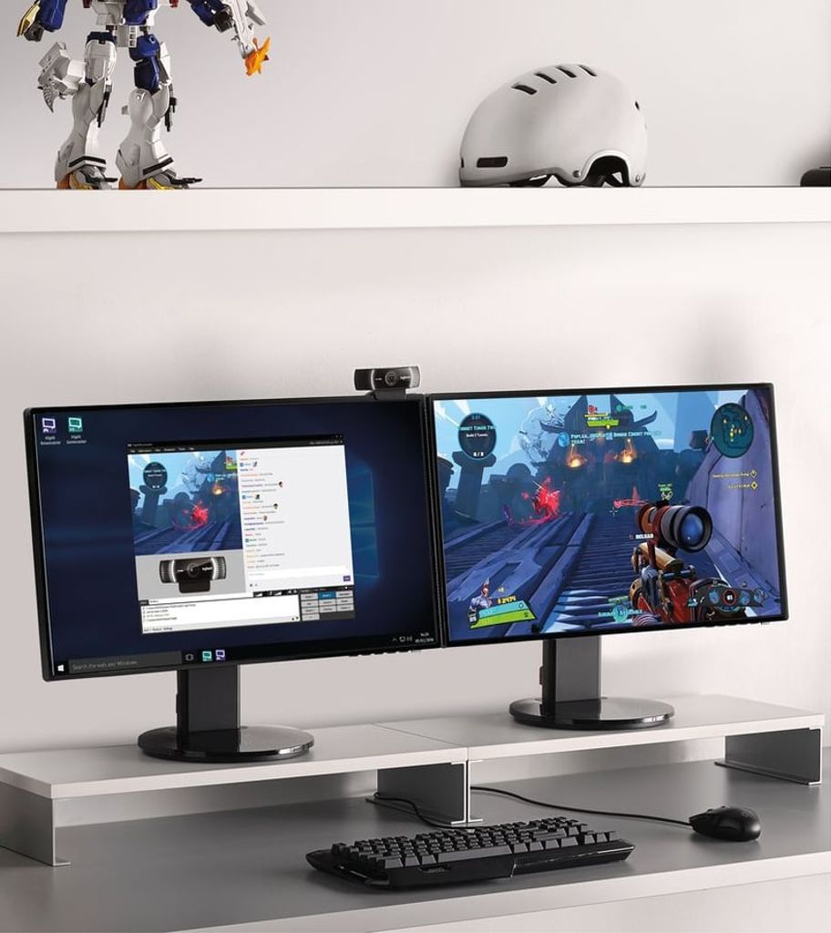 Logitech C922 Pro Stream Streaming webkamera med 60fps – sort