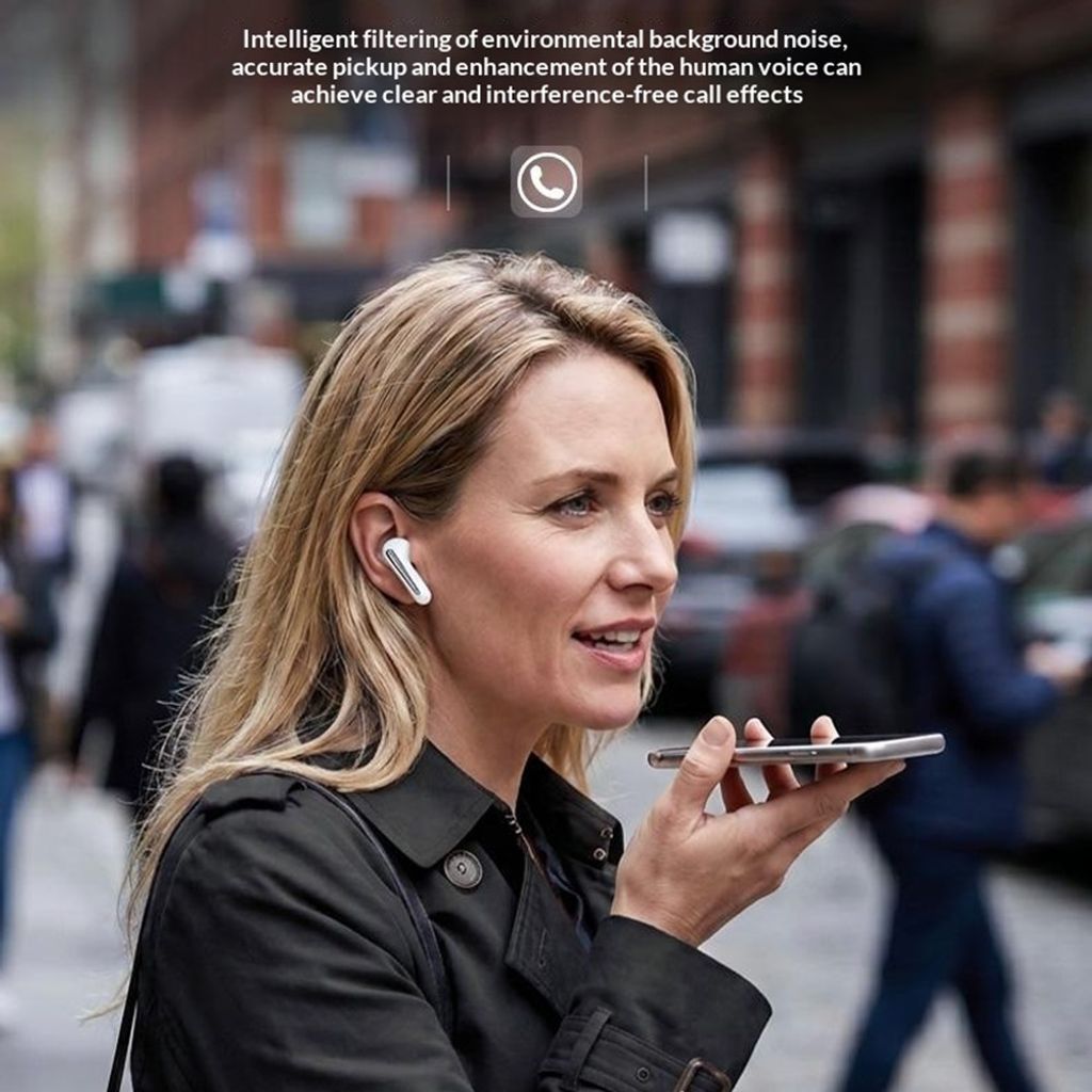 Yesido TWS45-BLK Bluetooth-nappikuulokkeet ANC/ENC-toiminnolla - musta