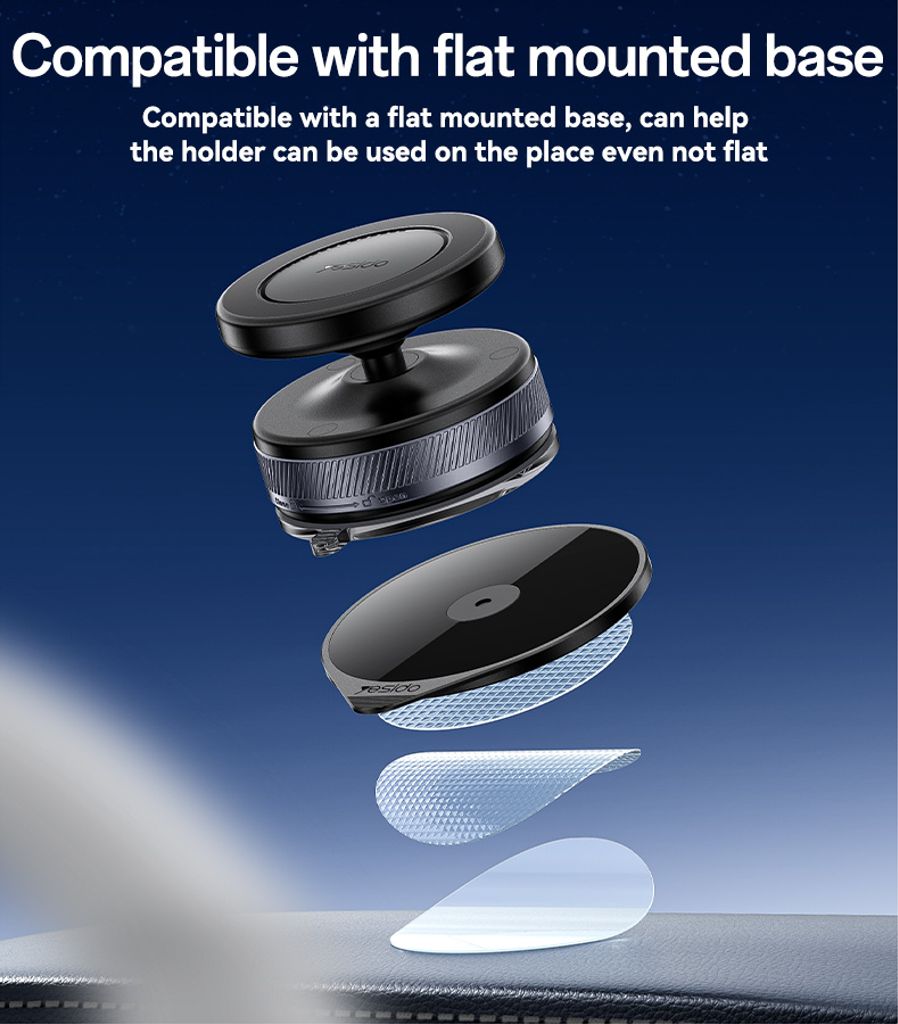 YESIDO C227 Magnetisk Vakuumtelefonholder for Bil