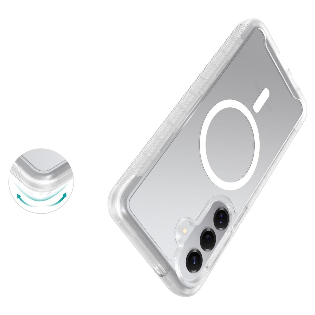 Mobique Samsung Galaxy S26 Plus MagSafe Fuldt Beskyttende Cover – Gennemsigtig