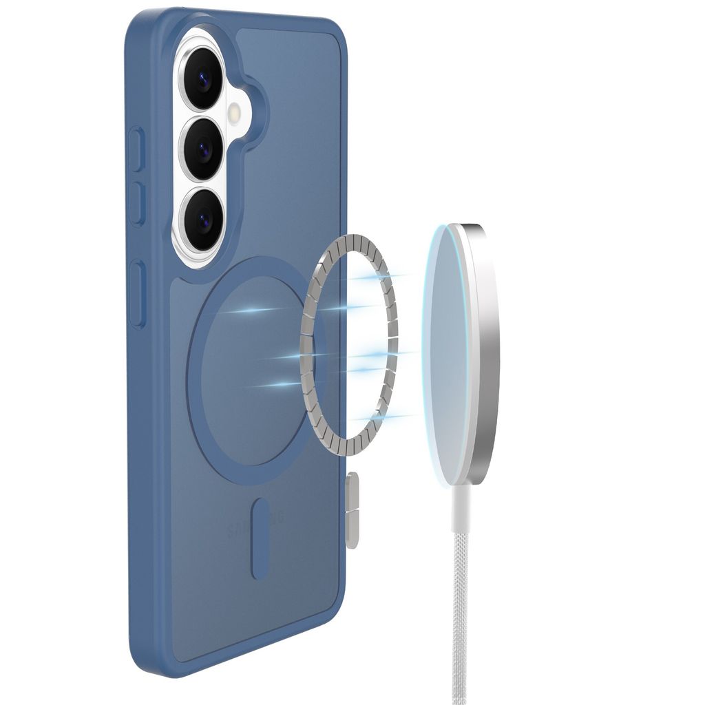 Mobique Samsung Galaxy S26 MagSafe Hybrid Cover - Frostet Blå