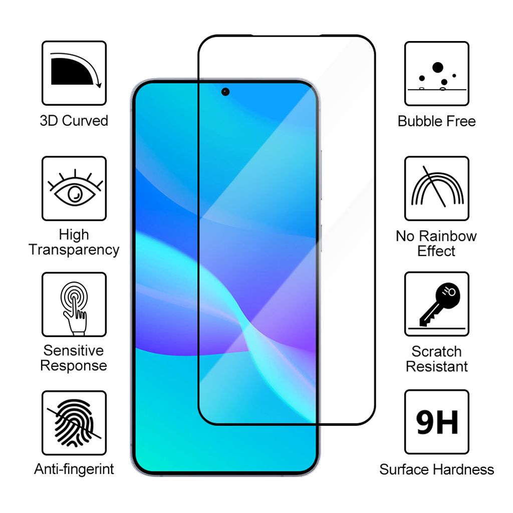 SiGN 2.5D karkaistusta lasista valmistettu näytönsuoja Samsung Galaxy S25 FE 5G:lle