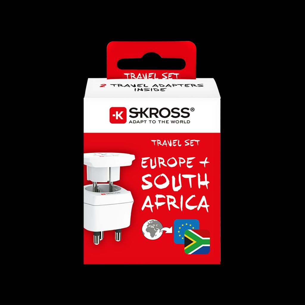 SKROSS Reiseadapter Europa til Sør-Afrika