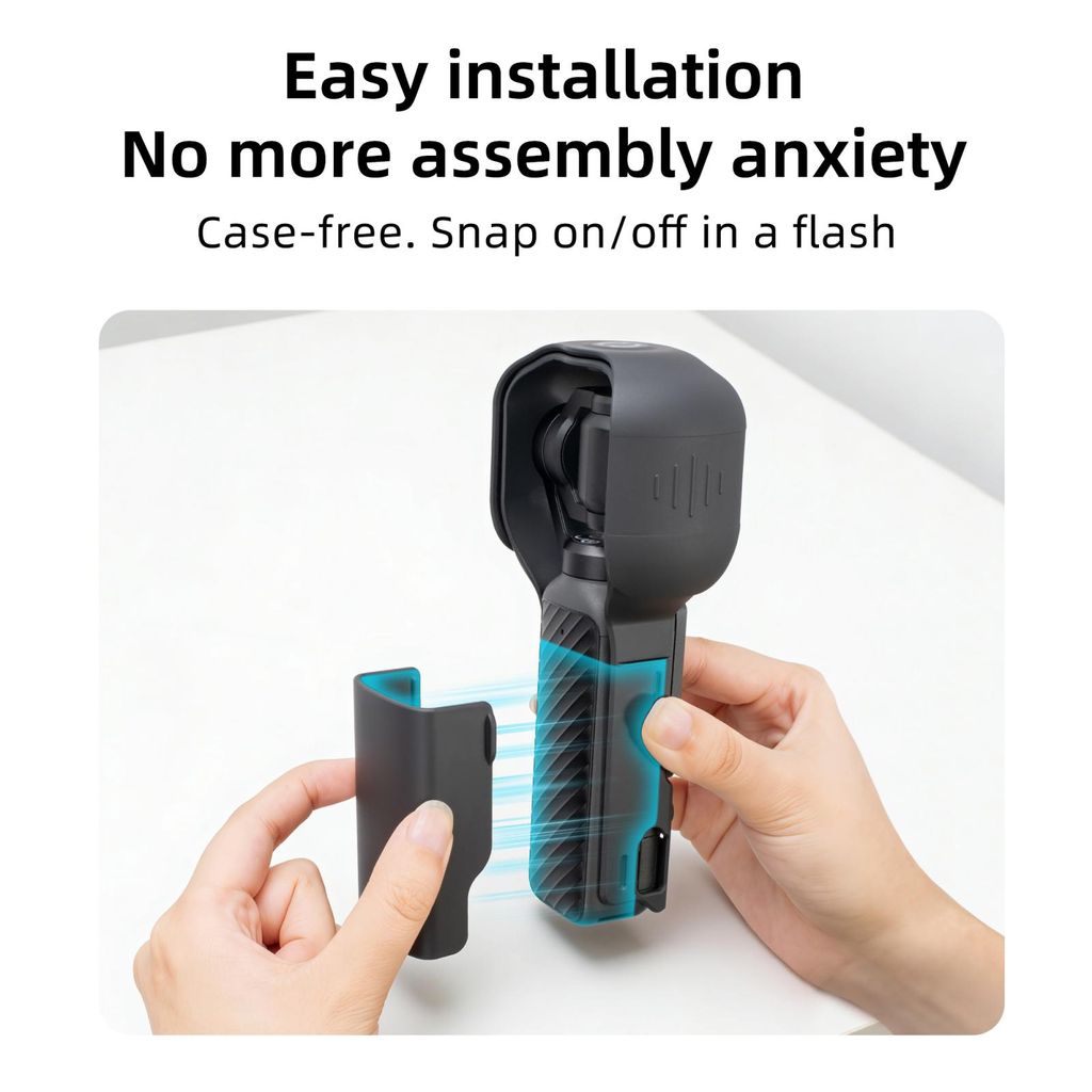 STARTRC DJI Osmo Pocket 4/3 Gimbal Beskyttelsesetui – Sort