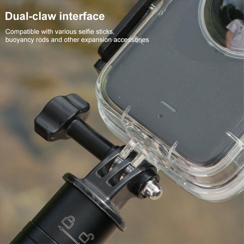 DJI Osmo 360 dybt vandtæt etui op til 50 m med silikone linsedæksel