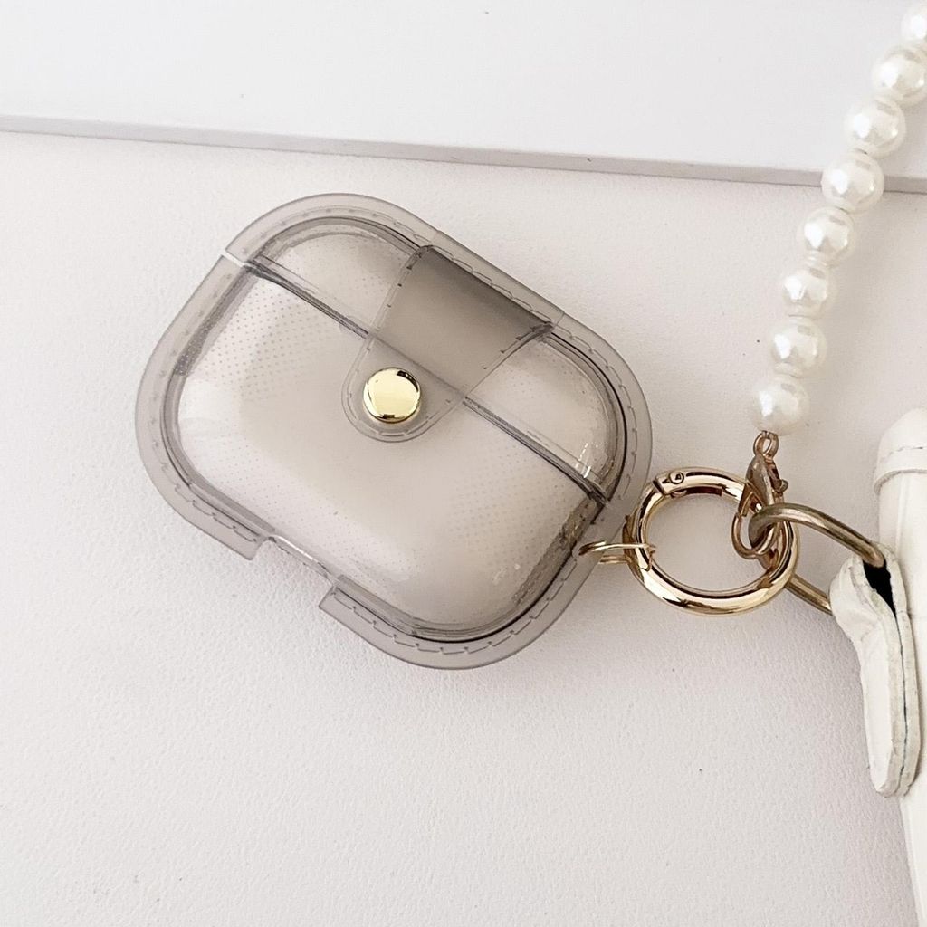 Eagle Magnetiskt Transparent Skyddsfodral för Apple AirPods Pro 3 – Svart