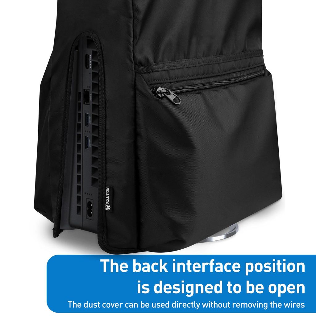 PlayStation 5 Slim -konsolin pölysuoja – musta