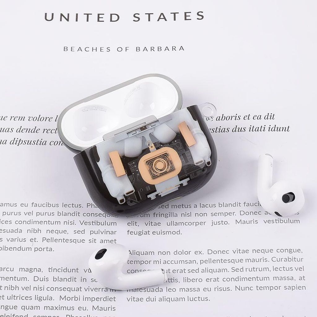 Skyddsfodral med mekanisk design för AirPods Pro 3 – Transparent