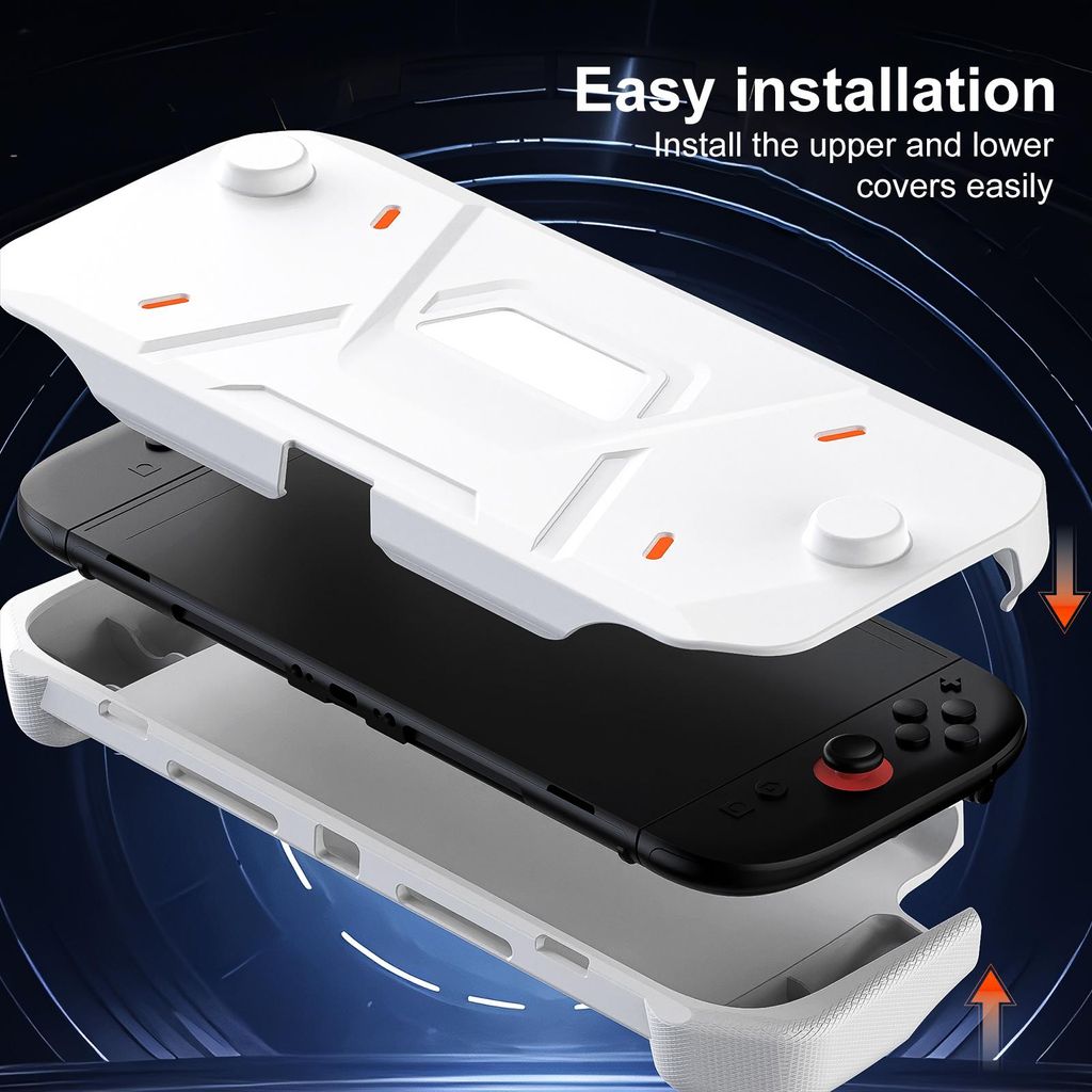 XDcase Nintendo Switch 2 beskyttelsesdeksel – hvit