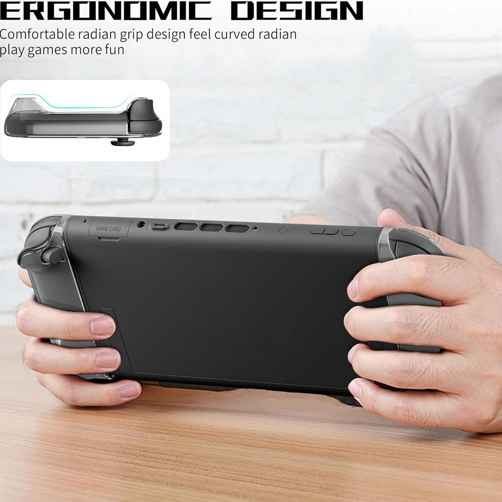 Nintendo Switch 2 Joy-Con-skall og joystick-deksel - gjennomsiktig