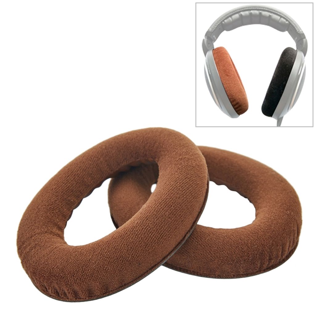 Øreputer til Sennheiser HD515/HD555/HD595/HD598/HD558/PC360, 1 par - Brun