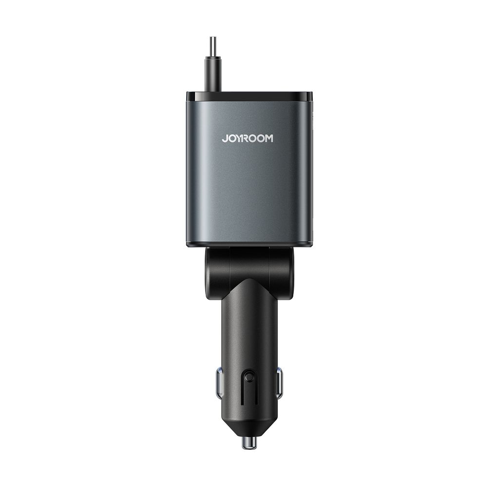 Joyroom JR-CL22A 3-i-1 billader 60W med uttrekkbar USB-C-kabel