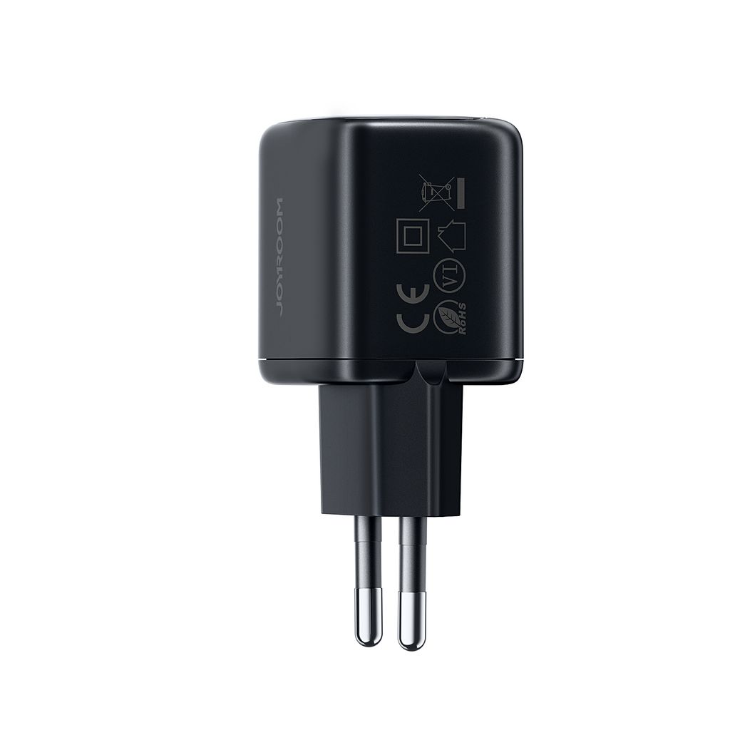 Joyroom JR-TG7 dobbel lader 33W + A9 USB-C-kabel 60W 1m – svart