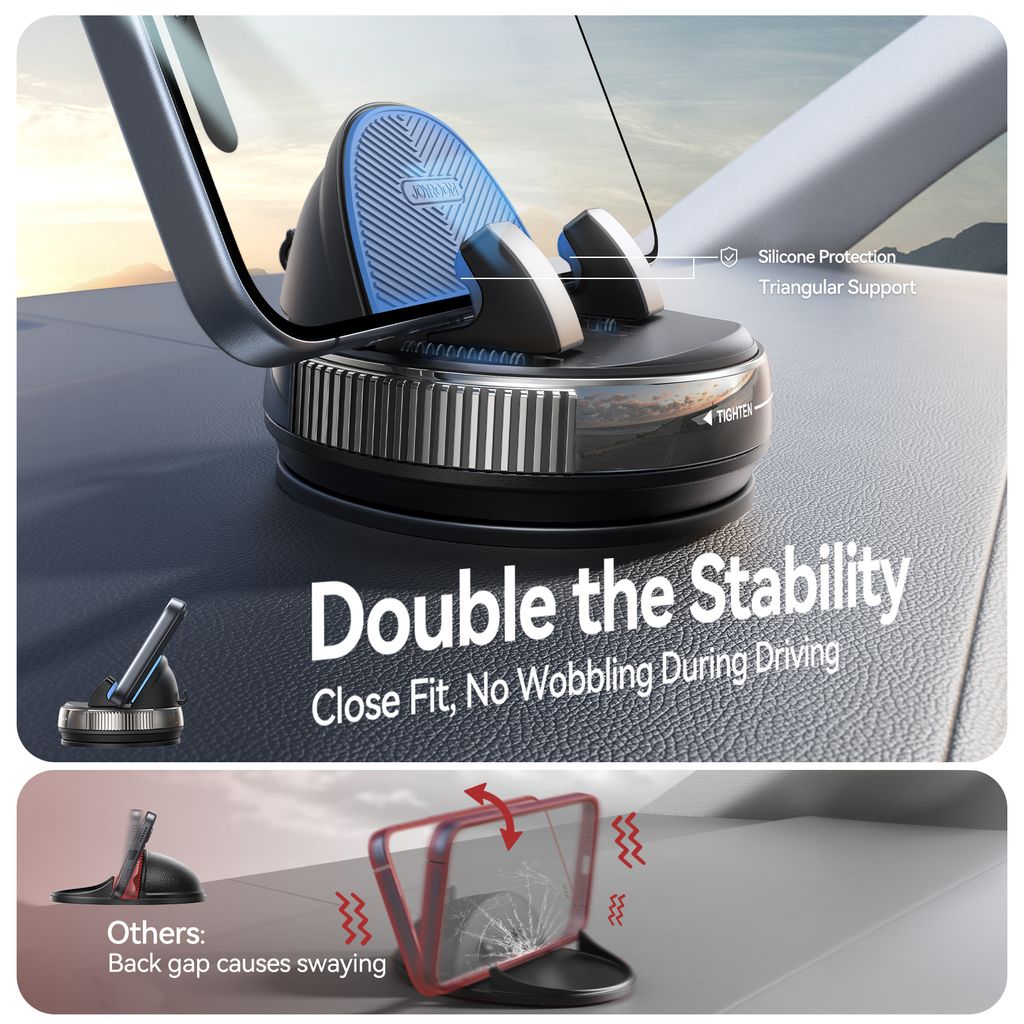 Joyroom JR-ZS530 telefonhållare bil – svart