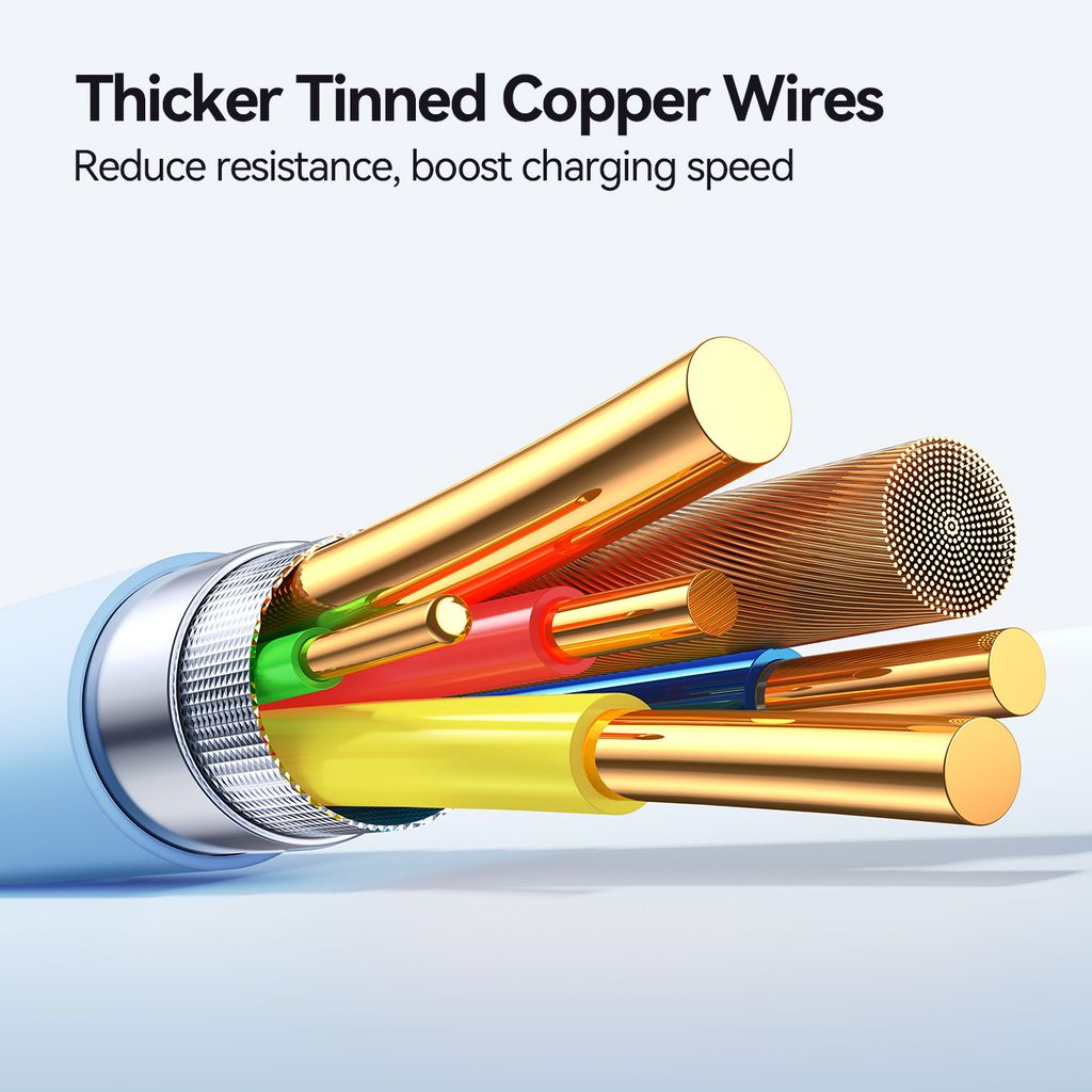 Joyroom S-A59 hurtigladekabel USB-C til USB-C 1,2 m – blå