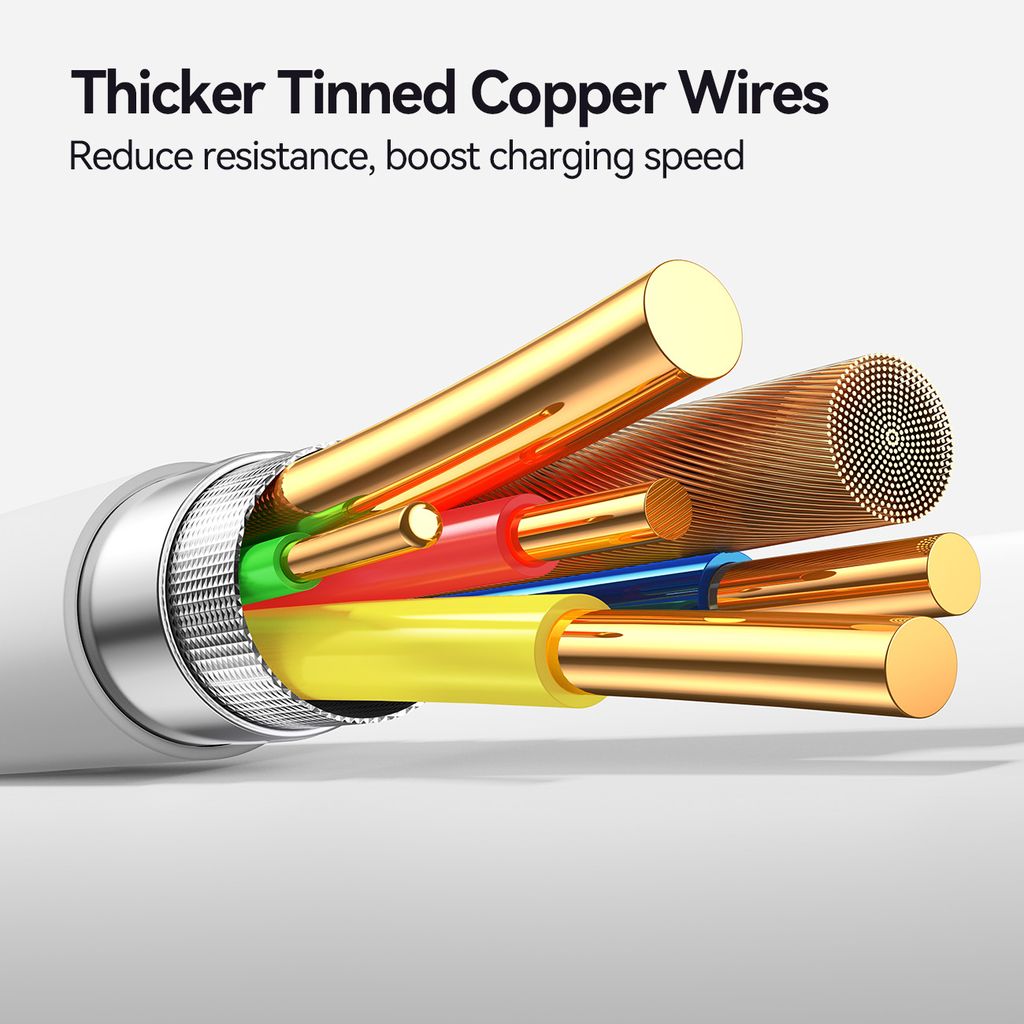 Joyroom S-A59 hurtigladekabel USB-C til Lightning 30W 1.2m – hvit