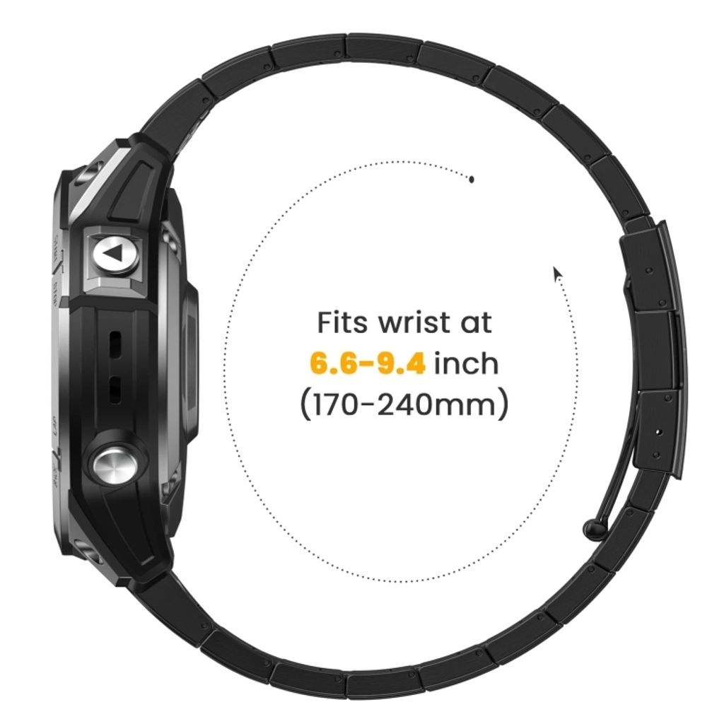 Garmin Enduro 3 Urrem i titanlegering med hurtigudløsning - Sort