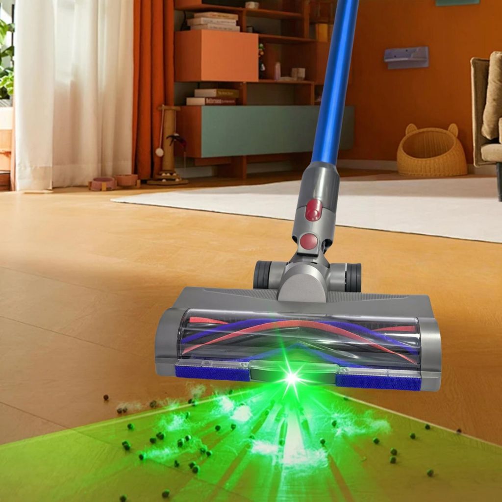 Golvborste med direktdriven + mjuk rullborste set till Dyson V7/V8/V10/V11/V15