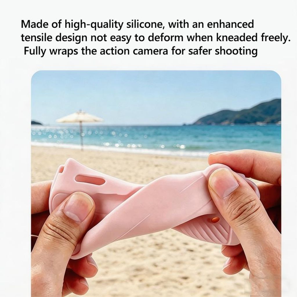 DJI Osmo Pocket 4 Silikone Etui 4-i-1 - Sort