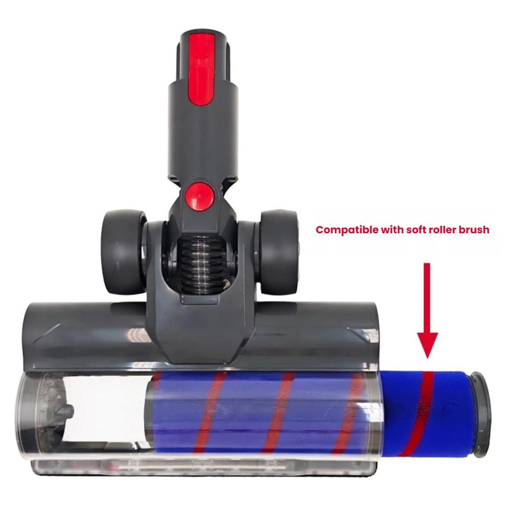 Motoriserat golvborsthuvud med rullborsteset för Dyson V7/V8/V10/V11/V15