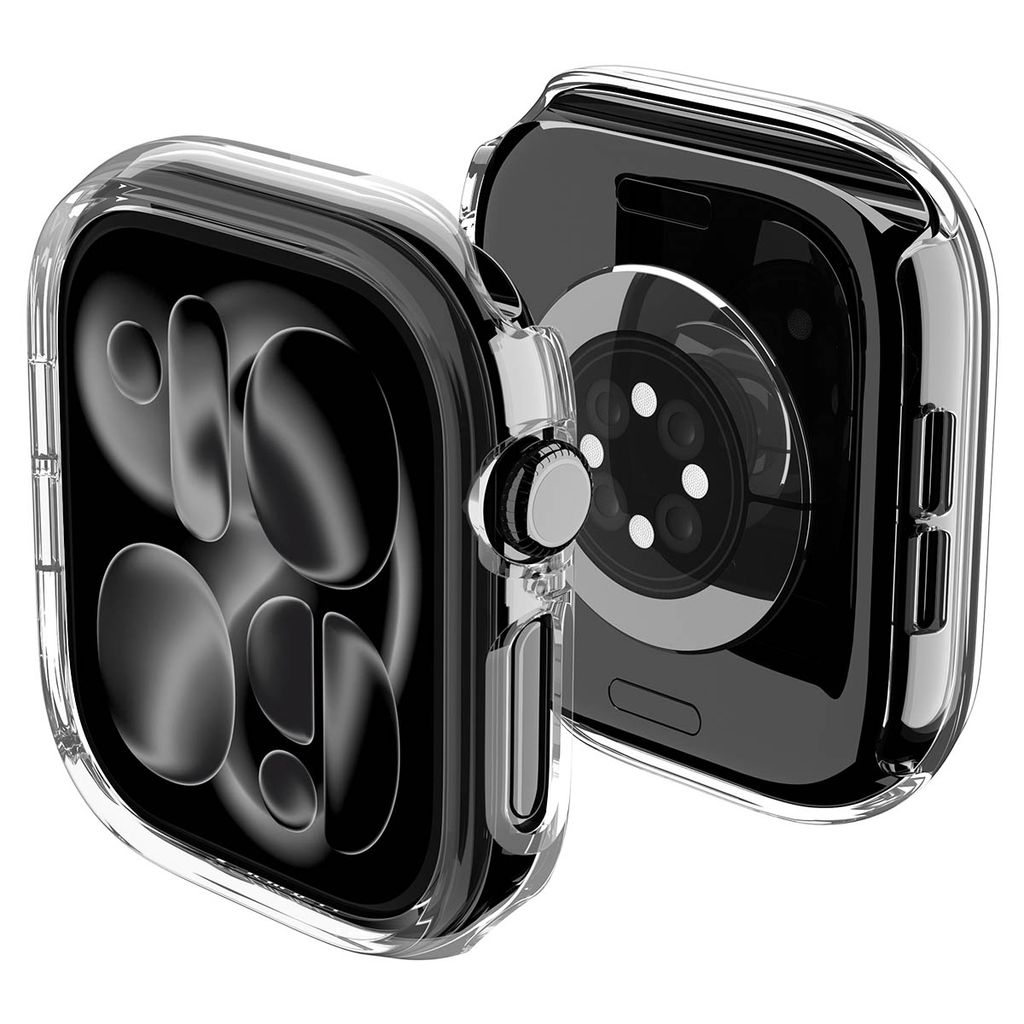 Spigen Thin Fit Cover til Apple Watch 12 (46mm) - Gennemsigtig