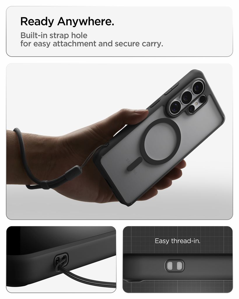 Spigen Samsung Galaxy S26 Ultra Skal Ultra Hybrid MagFit - Svart