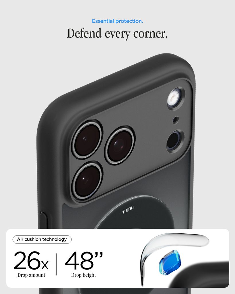 Spigen Ultra Hybrid MagFit Classic Skal iPhone 18 Pro Max /17 Pro Max - Svart