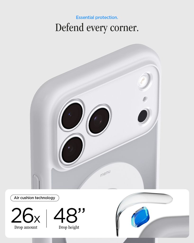 Spigen Ultra Hybrid MagFit Classic Skal iPhone 18 Pro Max /17 Pro Max - Silver