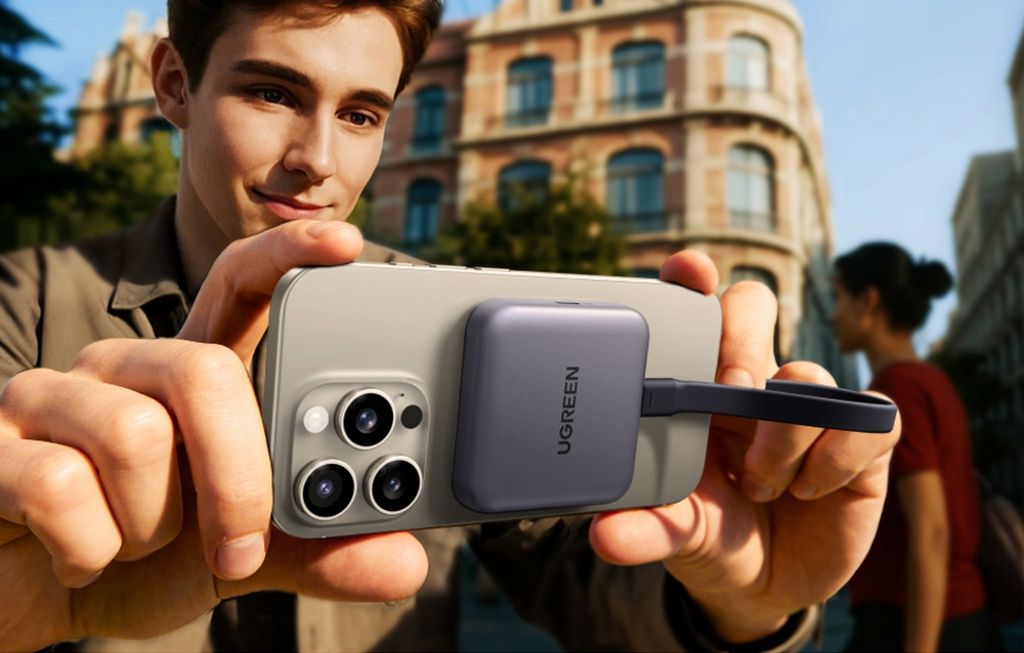 UGREEN 3-in-1 Memory Card Reader CM898 – USB-C / MagSafe / SD & TF – Black